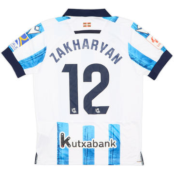 2023-24 Real Sociedad Maillot Domicile Zakharyan #12 - 8/10 - (S)