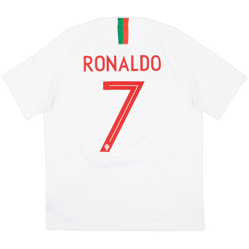 2018-19 Portugal Maillot extérieur Ronaldo #7 - 8/10 - (L)