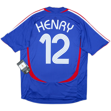 2006-07 France Maillot Domicile Henry #12 (L)