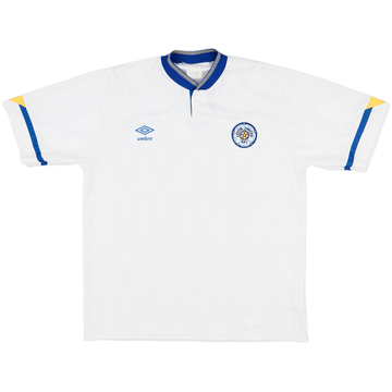 1990-91 Leeds United Maillot Domicile - 9/10 - (XL)