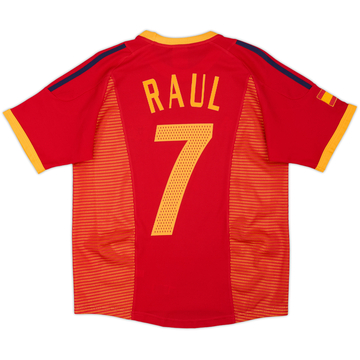 2002-04 Spain Maillot Domicile Raul #7 - 9/10 - (L.Boys)