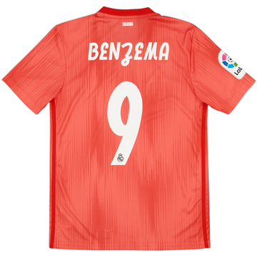 2018-19 Real Madrid Troisième Maillot Benzema #9 - 5/10 - (S)