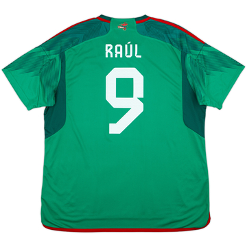 2022 Mexico Maillot Domicile Raul #9 (XXL)