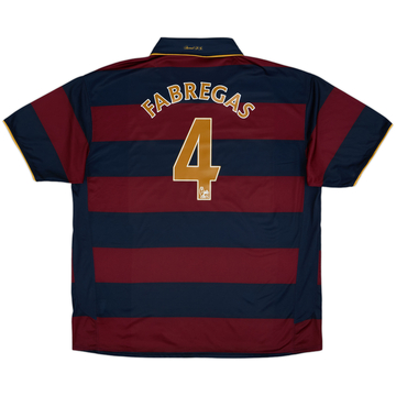 2007-08 Arsenal Maillot Third Fabregas #4 - 9/10 - (3XL)