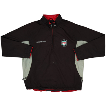 2002-03 Liverpool Reebok Haut d'entraînement 1/4 Zip - 6/10 - (XXL)