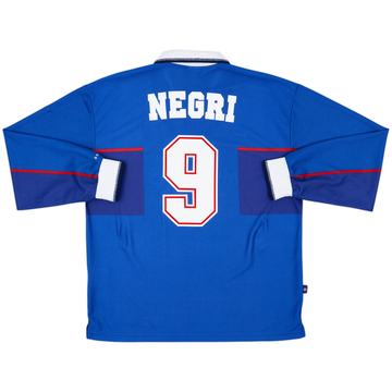 1997-99 Rangers Maillot domicile L/S Negri #9 - 9/10 - (XL)