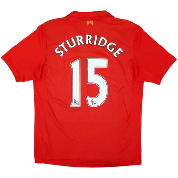 2012-13 Liverpool Maillot Domicile Sturridge #15 - 6/10 - (M)