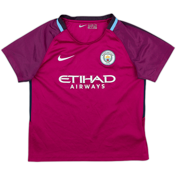 2017-18 Manchester City Maillot extérieur - 9/10 - (6-7 ans)