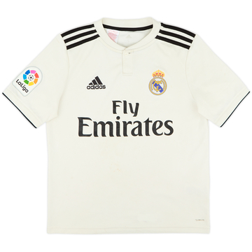2018-19 Real Madrid Maillot domicile - 6/10 - (Garçons L)