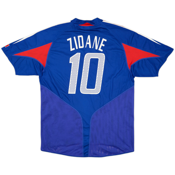2004-06 France Maillot Domicile Zidane #10 - 9/10 - (L)