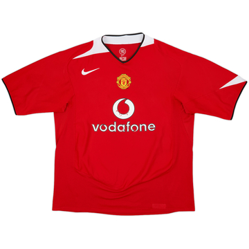 2004-06 Manchester United Maillot Domicile - 5/10 - (XL)