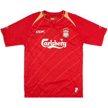 2005-06 Liverpool CL Maillot domicile - 5/10 - (M)
