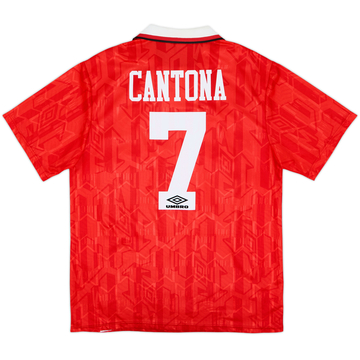 1992-94 Manchester United Maillot Domicile Cantona #7 - 7/10 - (L)
