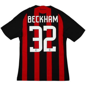 2008-09 AC Milan Maillot Domicile Beckham #32 - 7/10 - (S)