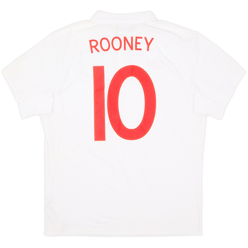 2009-10 England Maillot domicile Afrique du Sud Rooney #10 (L)