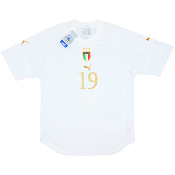 Maillot extérieur Italie version joueur 2004-06 #19 (XL)