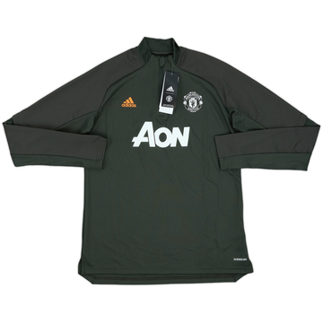2020-21 Manchester United adidas 1/4 Zip Haut d'entraînement (M)