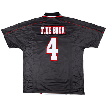 1998-99 Ajax Maillot extérieur F.De Boer #4 - 9/10 - (XL)