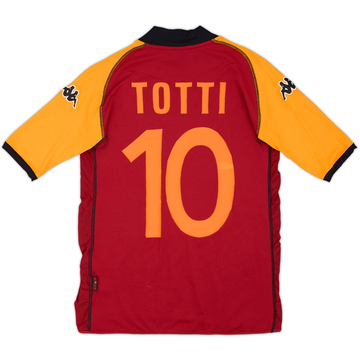 2002-03 Roma CL Maillot Domicile Totti #10 - 7/10 - (S)