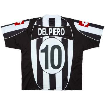 2002-03 Juventus Maillot Domicile Del Piero #10 - 8/10 - (XL)