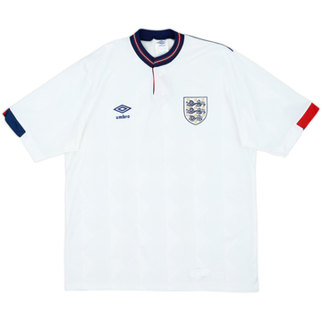 1987-90 England Maillot Domicile - 9/10 - (L)