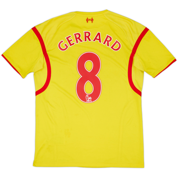 Maillot extérieur Liverpool 2014-15 Gerrard #8 - 6/10 - (S)