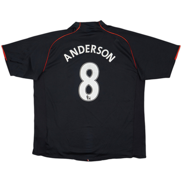 2007-08 Manchester United Maillot extérieur Anderson #8 - 5/10 - (XXL)