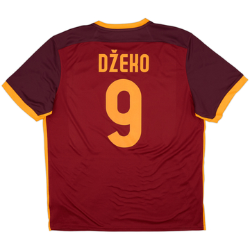 2015-16 Roma Maillot Domicile Dzeko #9 - 10/10 - (XL)