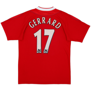 Maillot domicile Liverpool 2002-04 Gerrard #17 - 7/10 - (S)