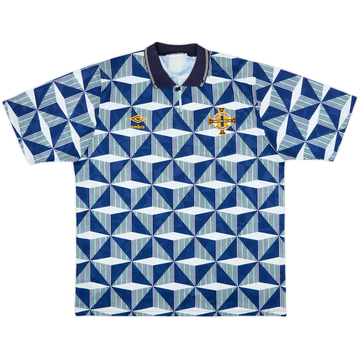1990-92 Northern Ireland Maillot extérieur - 8/10 - (XL)