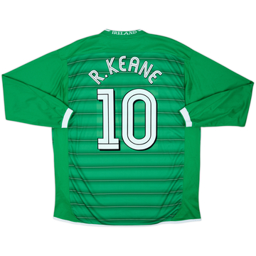 2003-04 Ireland Maillot Domicile ML R.Keane #10 - 8/10 - (XL)