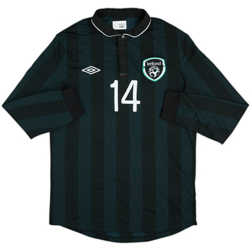 Maillot ML Extérieur Junior Irlande de Match 2013-14 #14