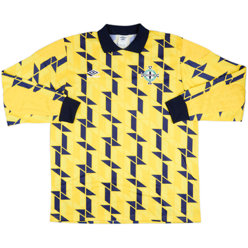 1990-92 Northern Ireland Maillot GK de match #1