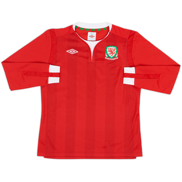 2011-12 Wales Maillot Domicile Manches Longues - 10/10 - Garçons L