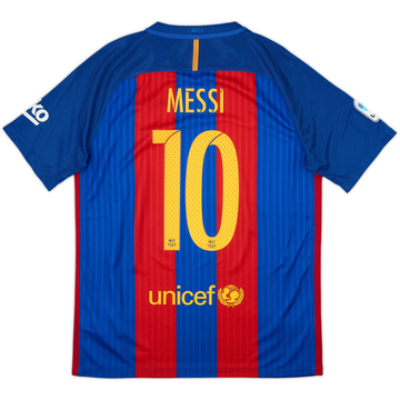2016-17 Barcelona Maillot domicile Messi #10 (M)