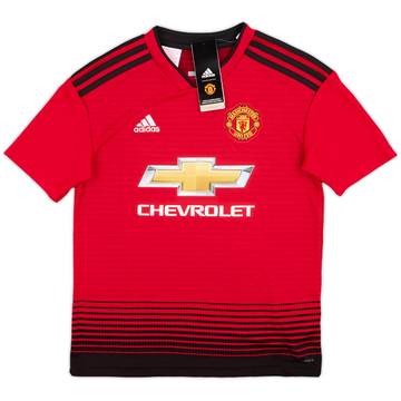 2018-19 Manchester United Maillot Domicile (M.Boys)