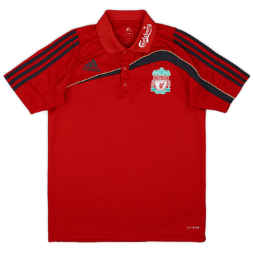 2009-10 Liverpool adidas Polo 8/10 (S)