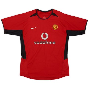 2002-04 Manchester United Maillot Domicile - 7/10 - (Garçons L)