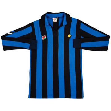 1983-86 Inter Milan Maillot Domicile Manches Longues - 9/10 - (M)