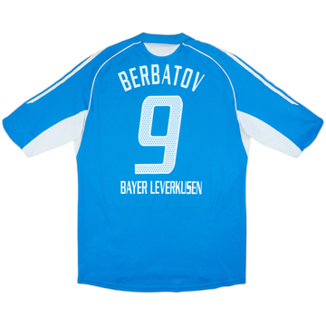 2005-06 Bayer Leverkusen Maillot extérieur Berbatov #9 - 7/10 - (L)