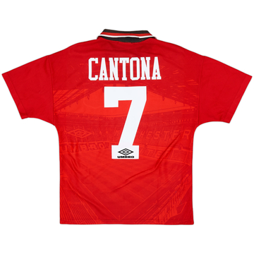 1996-98 Manchester United Maillot Domicile Cantona #7 - 8/10 - (Y)
