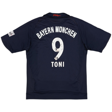 2008-09 Bayern Munich Maillot extérieur Toni #9 - 5/10 - (12-13 ans)