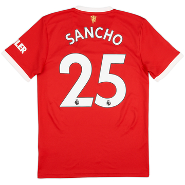 2021-22 Manchester United Maillot domicile Sancho #25 - 8/10 - (S)