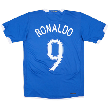 2006-07 Brazil Maillot extérieur Ronaldo #9 - 9/10 - (XL.Boys)