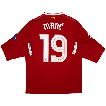 2017-18 Liverpool 125 ans Maillot Domicile ML Mane #19 - 8/10 - (M)