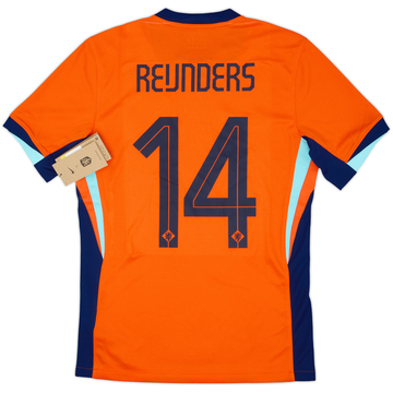 2024-25 Netherlands Maillot Domicile Reijnders #14 (S)
