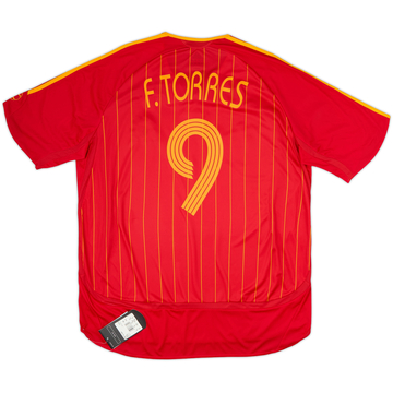 2006-08 Espagne Maillot Domicile F.Torres #9 (XL)