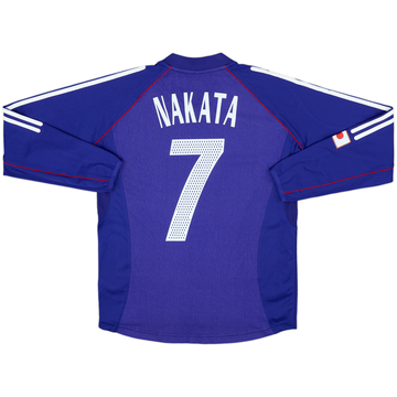 2002-04 Japan Domicile Maillot ML Nakata #7 - 8/10 - (S)
