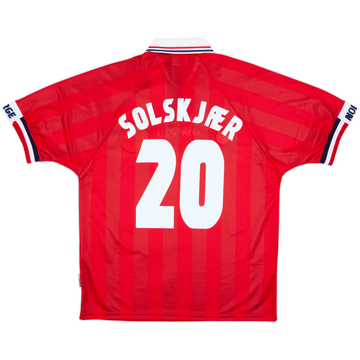 1998-00 Norvège Maillot Domicile Solskjaer #20 (L)