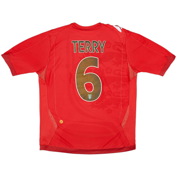 2006-08 England Maillot extérieur Terry #6 - 5/10 - (L)
